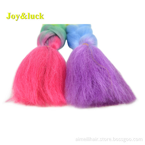 Jumbo Braids Wholesale Price Ombre Colors Hair for Women 24inches Long Twist Braids Synthetic Braiding Hair Extentions